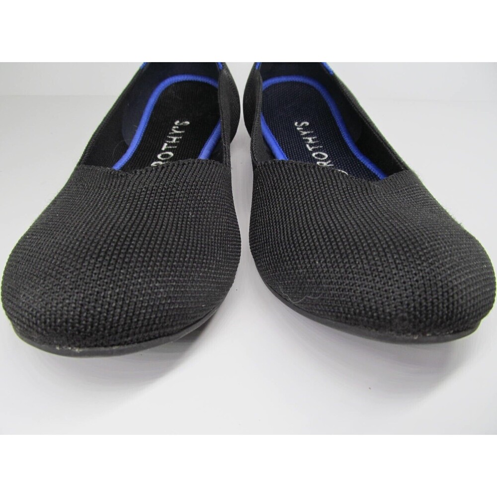 Rothy's Womens Black Flat Round Toe Knit Ballet Slip On Loafers Size US 10 - Picture 7 of 16